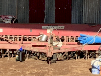 International 28 Row Combine