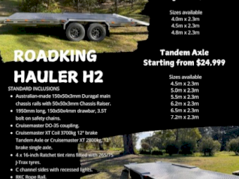 Roadking Hauler H2 Trailer