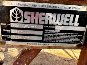 1988 Sherwell field Bin