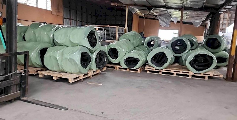 Heavy Silage Covers Tyre Sidewalls