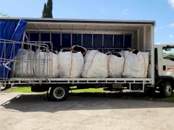 Heavy Silage Covers Tyre Sidewalls
