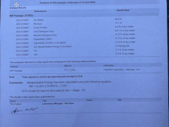 2000 mt Canola Hay 24/25 Season
