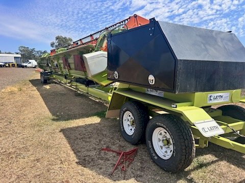 2013 CLAAS Vario 1350 with Leith trailer