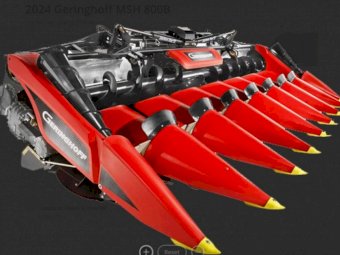 2024 Geringhoff MSH 800B. Corn Front