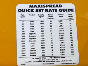 LANDACO TS 12000 Maxispread Spreader.
