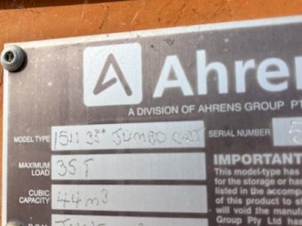 Ahrens 35MT PTO Field Bin