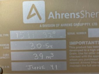 Ahrens 31MT PTO Field Bin