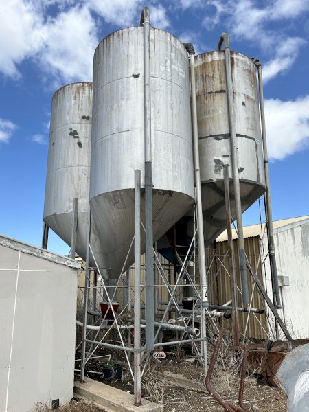 4 x Pallet Silos for Chicken Shed