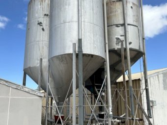 4 x Pallet Silos for Chicken Shed