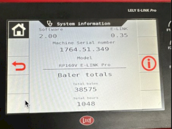 2017 Lely Welger RP 160 V Xtra Round Baler