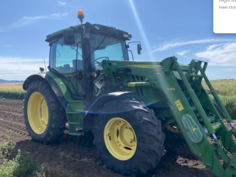 2012 John Deere 6105R Tractor