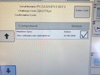 JD 2630 Green Star 3 screen.