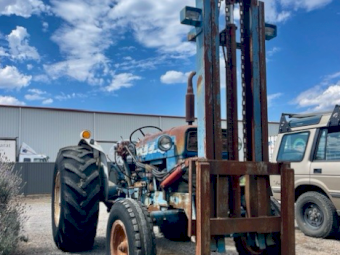 Ford 4000 Tractor with Forks
