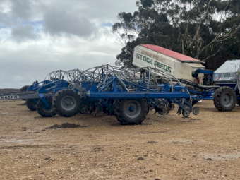 2019 Gason CT4 40ft Hydratill Airseeder Bar with Gason 2120 Triple Bin Aircart