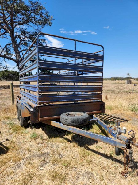 Custom Made 10ft x 6ft Stock Trailer
