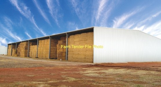 80mt Wheaten Hay 660-700kg 8x4x3 Bales