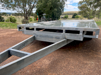 Tri Axle Flat Top Trailer