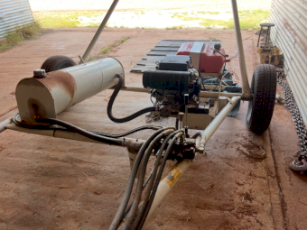 National Engineering 45ft x 9" Auger