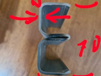 Steel posts suitable for vineyard trellises or exclusion fencing