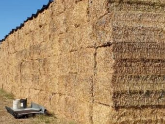 110mt Clover Hay 650kg 8x4x3 Bales