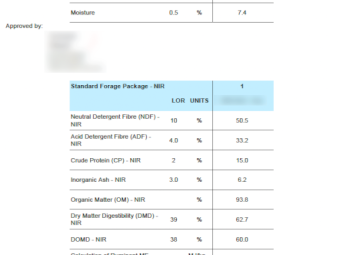 64mt Clover Hay 500kg 8x4x3 Bales