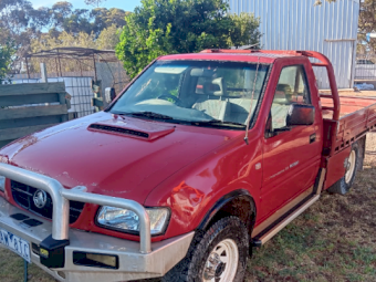 2002 Holden TF Rodeo 4x4 Single Cab Ute