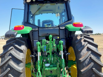 Brand New John Deere 6140M Tractor with 643RC Front End Loader (Won in raffle)