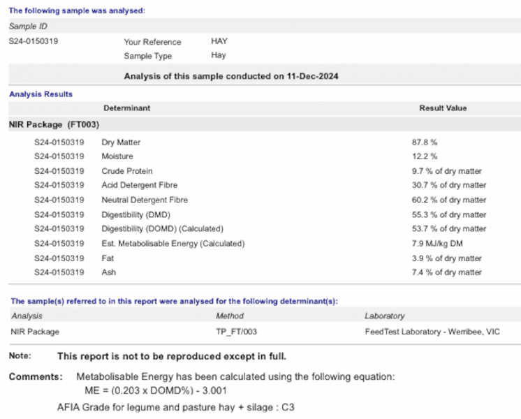 150mt Wheaten Hay 600-650kg 8x4x3 Bales