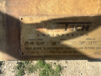 Vawdrey Waste DIsposal Compactor Trailer