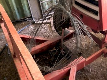 McCormick International A-554 Tractor with Push Blade