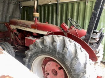 McCormick International A-554 Tractor with Push Blade