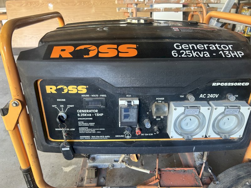 Ross 6.25 KVA Generator