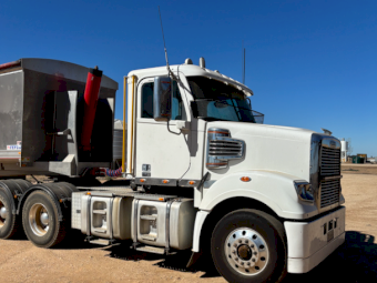 2017 Freightliner Coronado 114 Prime Mover with 2019 Tefco TOA Tipper Trailer