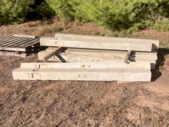 Assorted Concrete Fencing Equipment