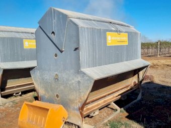 Advantage Feeders 3800 HD grain feeders plus mineral attachments