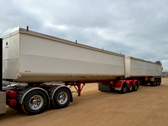 2011 Moore B Double Tipper Trailers