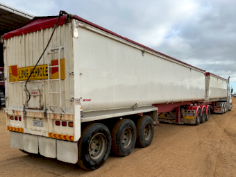 2011 Moore B Double Tipper Trailers