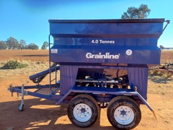 2022 Grainline 4 ton Feed Out Trailer
