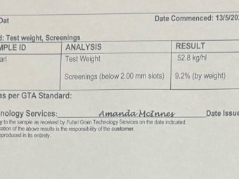 80 mt Graded Kowari  Oats