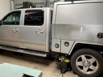 2012 Chevi  Silverado Truck with 2008 Kedron Topender Caravan