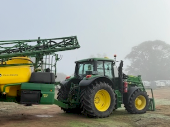 2019 John Deere 6155M Tractor with Loader