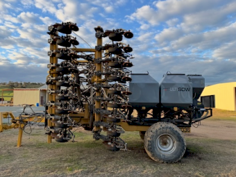 2018 Serafin Ultisow NF7036 Seeder with Gason 1230IM Air Cart and SSB