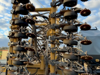 2018 Serafin Ultisow NF7036 Seeder with Gason 1230IM Air Cart and SSB