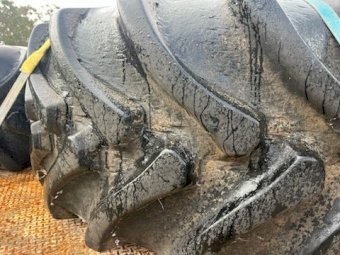 2 X Firestone 800/65R32 Tyres And Rims