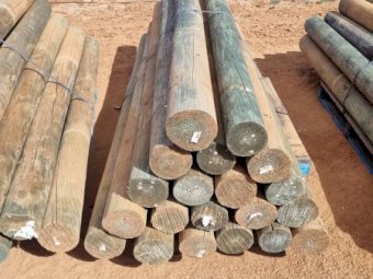 Pine Posts, Trellis Link Angle and Structural Anchors