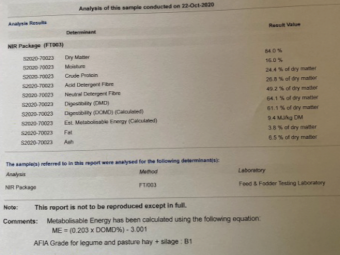 44MT Vetch Hay 8X4X3 Large Square Bales