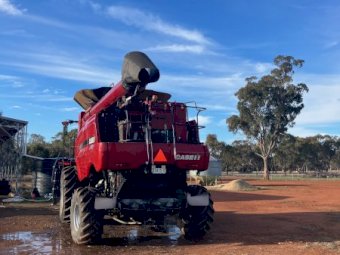 2016 Case IH 7140 Header with 40ft Front & Trailer