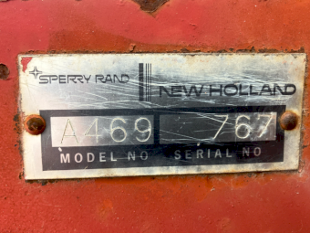 New Holland 469 Mower Conditioner