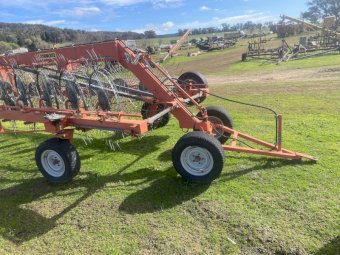 Schinckel 16 wheel hay rake