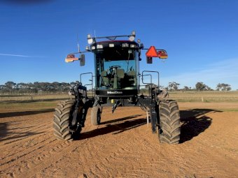 2018 Macdon M205 Windrower with R85 Mower Conditioner